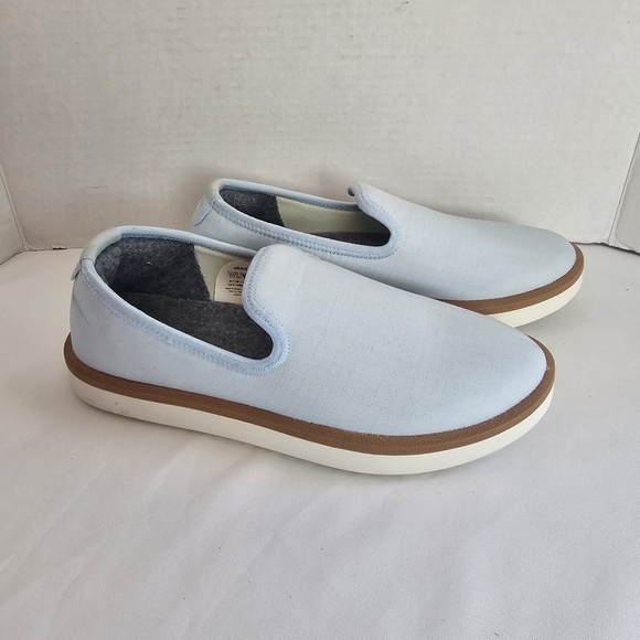 Allbirds Tree Loungers Slip-On Shoes Sz 7 Light Blue Sustainable Casual Sneakers - Picture 2 of 7